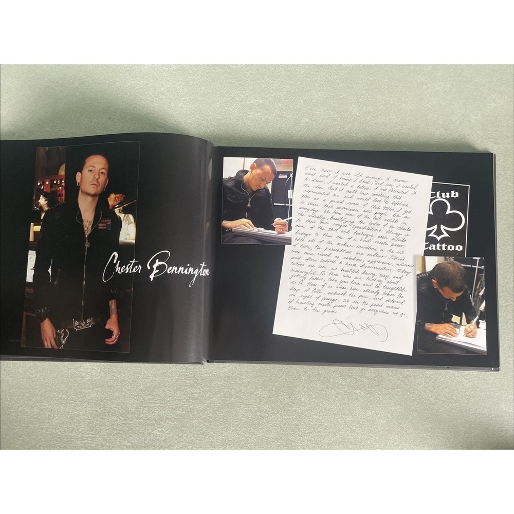 Tattoo Stories Hardcover Book Chester‎ Bennington Linkin Park - Picture 13 of 14